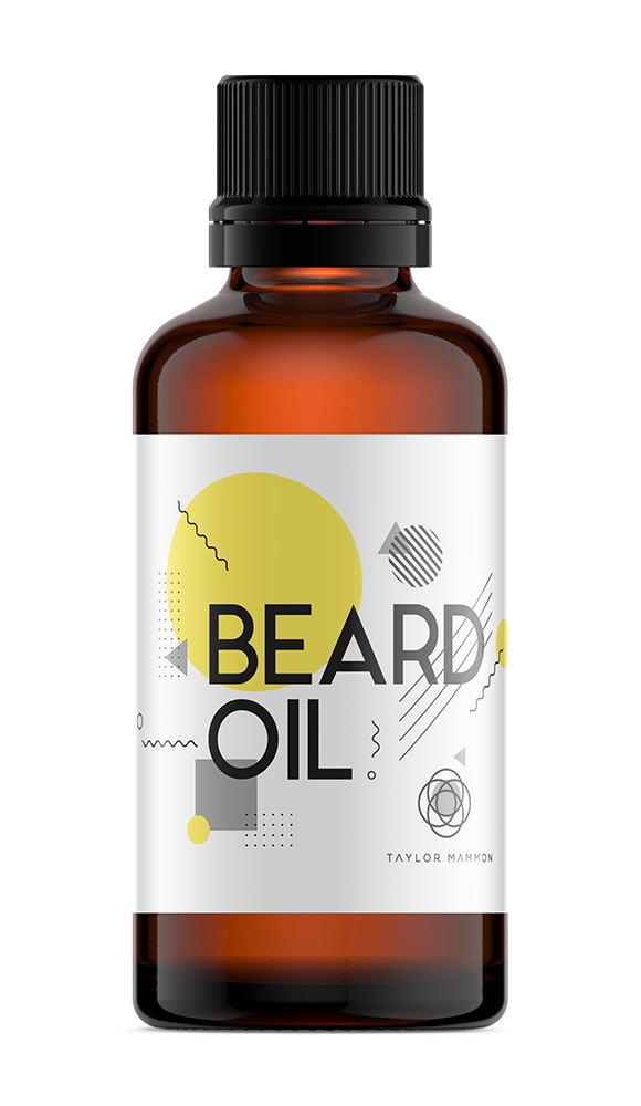 A bottle of Taylor Mammon Beard Oil Product