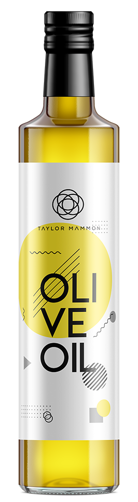 A bottle of Taylor Mammon Olive Oil
